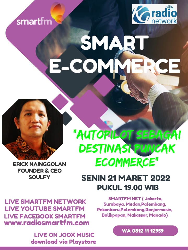 RadioSmartFM's tweet image. Mari bergabung 

📅 Senin 21 Maret 2022
🕑 19.00 - 20.00 WIB
📻95.9fm
▶️ YouTube Radio Smartfm
Aplikasi Joox/ smart jakarta
📲 WA interaksi 0812 1112959

#SmartEcommerce
#Autipilot
#Destinasi
#Ecommerce
#Edagang
#OnlineBusiness
#RadioSmartFm
#KGRadioNetWork
#SmartfmNetwork