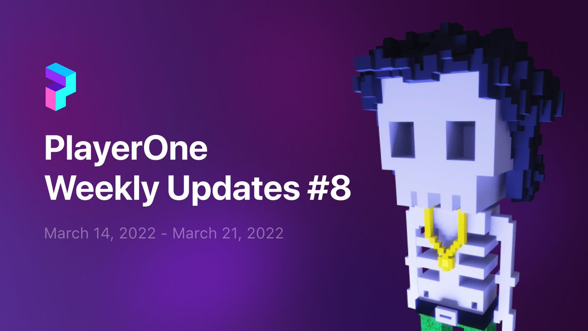 PlayerOneWorld's tweet photo. PlayerOne Weekly Update #8📋

📱PlayerOne website is optimized for mobile ends
⛪️Added new Space Building Template for players in the future

Read more on past Giveaways, AMAs, bug fixed &amp; etc👇
https://t.co/Awmk5veCCh https://t.co/pDSJ6Y9wDb