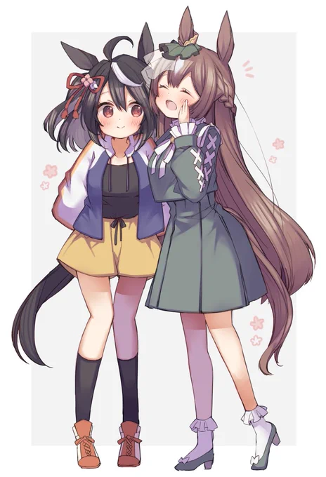 「キタちゃん、大好きっ」
#ウマ娘 