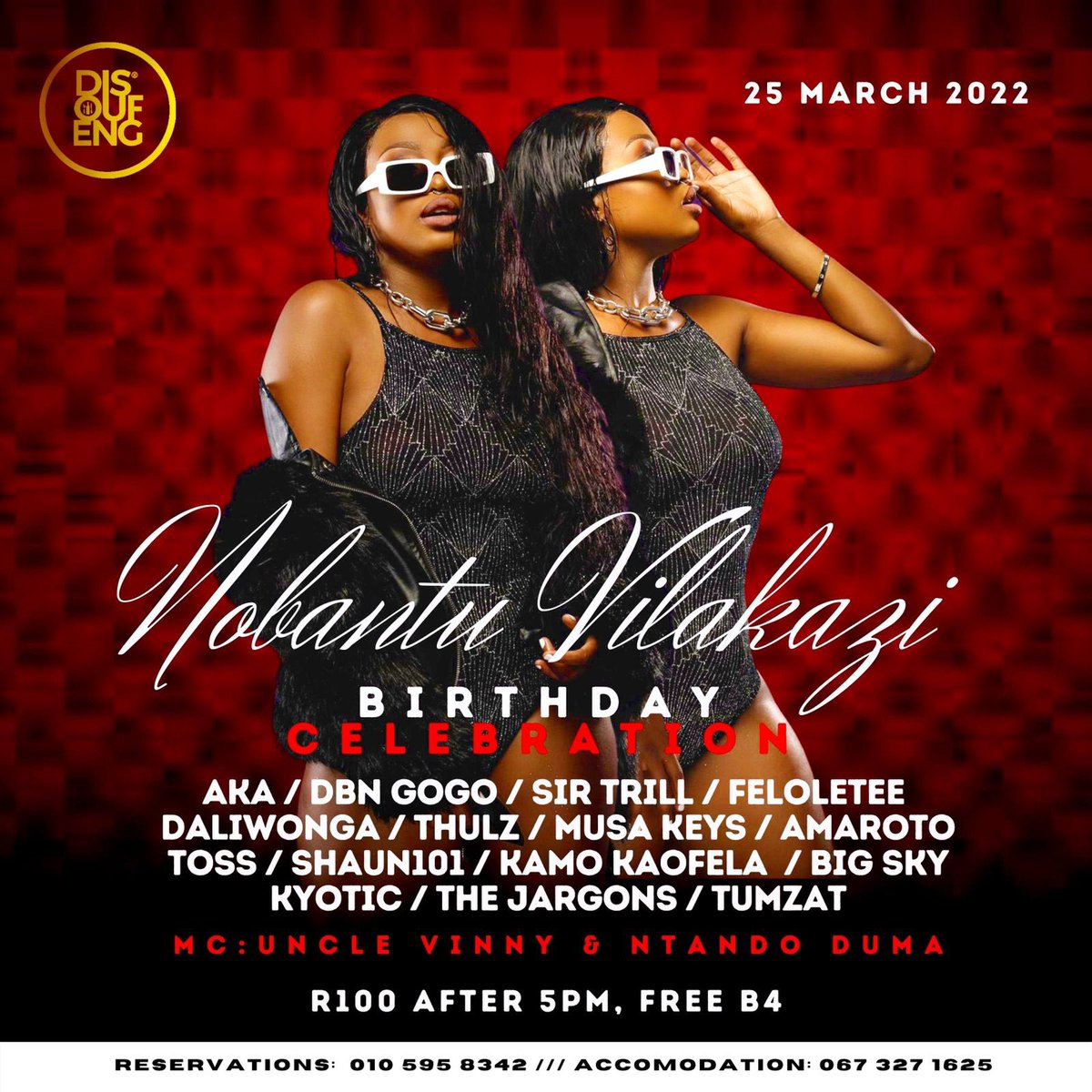 Nobantu Vilakazi (@vilakazinobantu) on Twitter photo Ziyakhala Ke Manje π₯π₯π₯
Friday is all about #Indlovukazi
Letβs shut down <a href="/DISOUFENG_PUB/">Disoufeng Pub & Restaurant</a> Ziyakhala Ke Manje π₯π₯π₯
Friday is all about #Indlovukazi
Letβs shut down <a href="/DISOUFENG_PUB/">Disoufeng Pub & Restaurant</a>