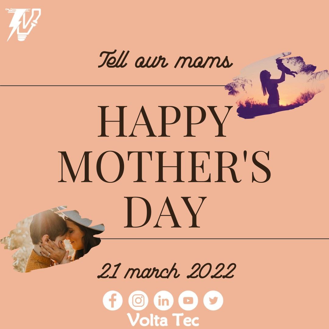 Volta_tec's tweet photo. Mother’s love brings joy to every heart. Our hearts are overflowing today because it is completely filled with love.❤️😍
#happy_mother's_day
#voltatec https://t.co/keNDYtVCEU