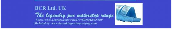 PvcBcr's tweet image. BCR PVC WATERSTOP COMPREHENSIVE RANGE of products #pvcwaterstop