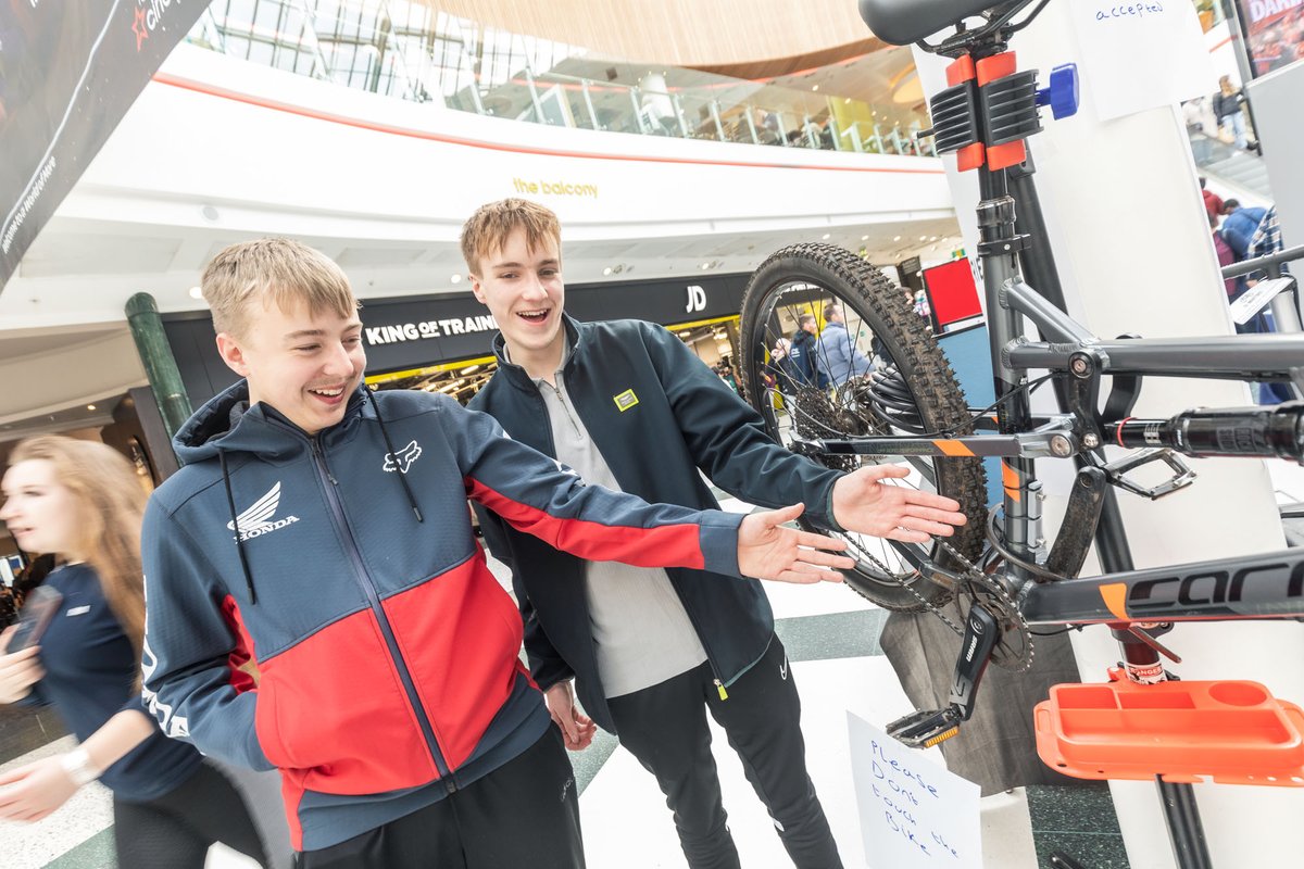 Axholme Academy, Scunthorpe, selling their bicycle accessories. Business skills, sales and marketing were all on display at the recent Trade Fair.
Photo: <a href="/ade_mcfade/">Adrian Wilson</a> <a href="/jane_walton/">Jane Walton</a> @thisisgaryking <a href="/LouiseManley1/">Louise Manley</a> <a href="/JonathanWheatl2/">Jonathan Wheatley</a> @sdavies1971 <a href="/AxholmeAcademy/">The Axholme Academy</a> @HighFlyingComms