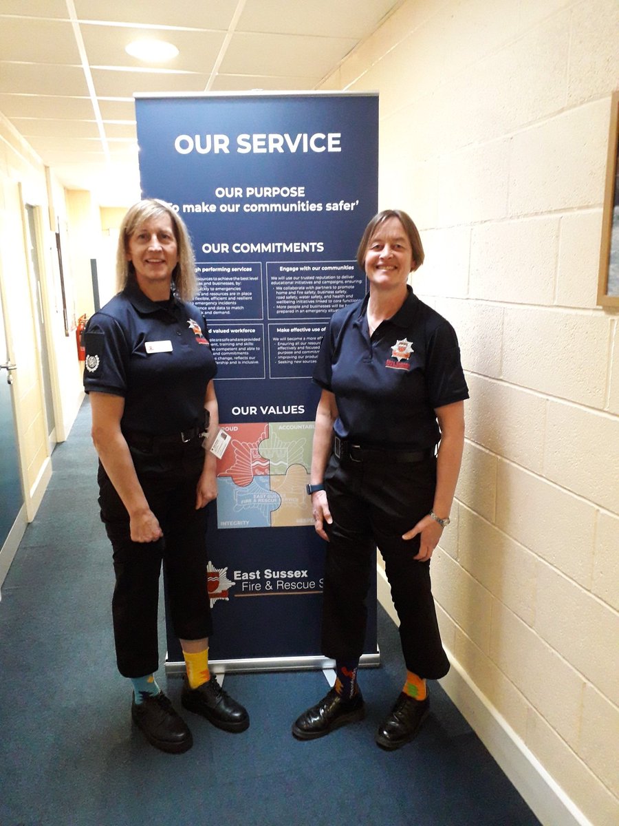 Rocking our socks today for World Down Syndrome Day #WorldDownSyndromeDay #WDSD2022 @KatieCornhill @EastSussexFRS
