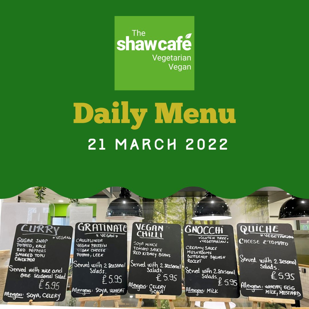 LSEcatering's tweet photo. The Shaw Cafe: today's menu
Come visit us and try our vegan & vegetarian options
Mon – Fri from 8.30–16.00
We are on Kingsway in the New Academic Building (NAB)
Open To Members Of The Public
#shawcafe #lse #lsecampus #students #vegan #vegetarian #food #lsecatering #london https://t.co/mJQ3VEyKws