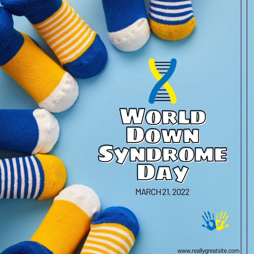 Today is World Down Syndrome Day! Stay tuned to see pictures of staff and students wearing crazy socks for the day! 💙 💛
