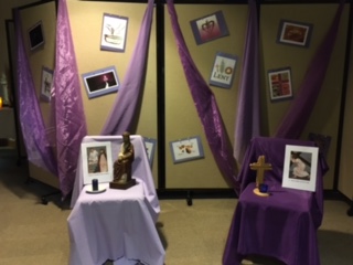 StNicholasCPS's tweet photo. Way of the Cross Prayer Stations
The Pupil Chaplains and Mustard Seeds children worked with our School and Parish Chaplain to transform a Room into a prayer space for the Way of the Cross.  Each class will spend time praying and reflecting together on Jesus' journey to his death. https://t.co/VA0UFjfLoM