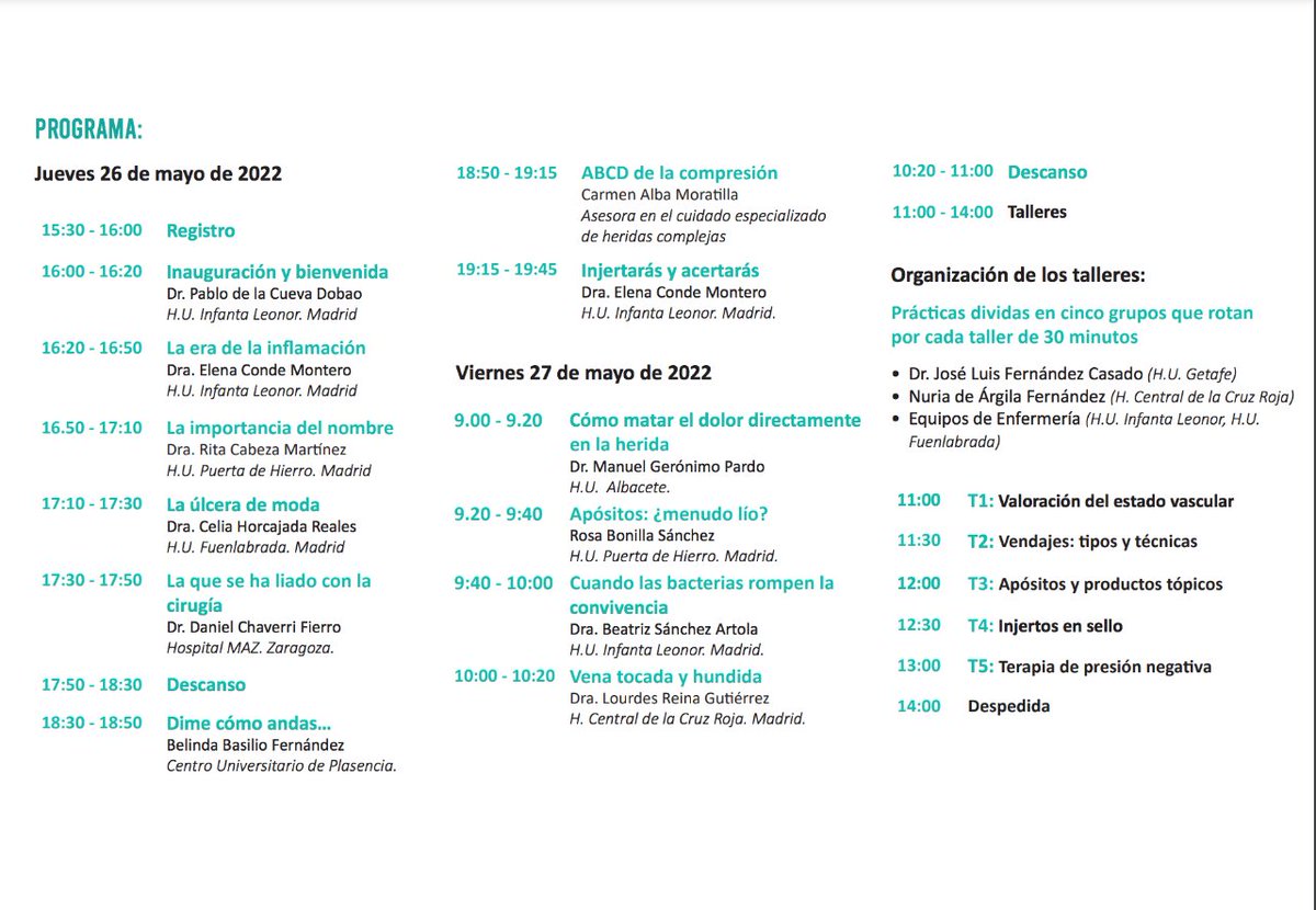 Sociedad Española de Heridas SEHER tweet media