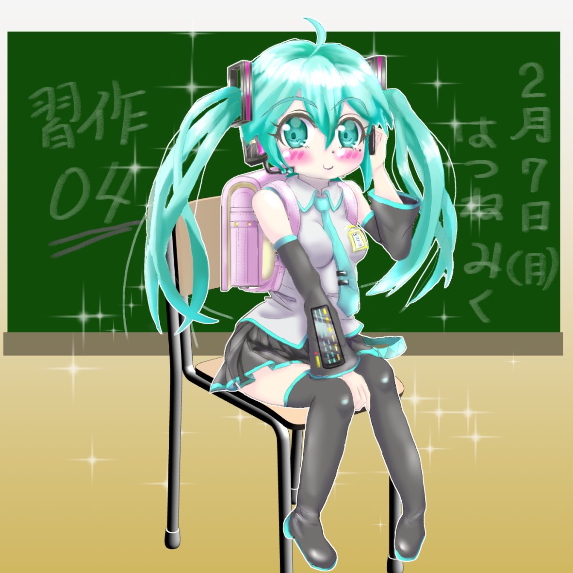 初音ミク おもらし画像 音街ウナ公式🔰🐥💕 в X: „RT @akusokuzan100sh: #ランドセルの日 まだだ、まだ終わらんよ！ #イラスト #初音ミク  #発音ミク #音街ウナ #可愛ユキ https://t.co/gCYLowrerh“ / X