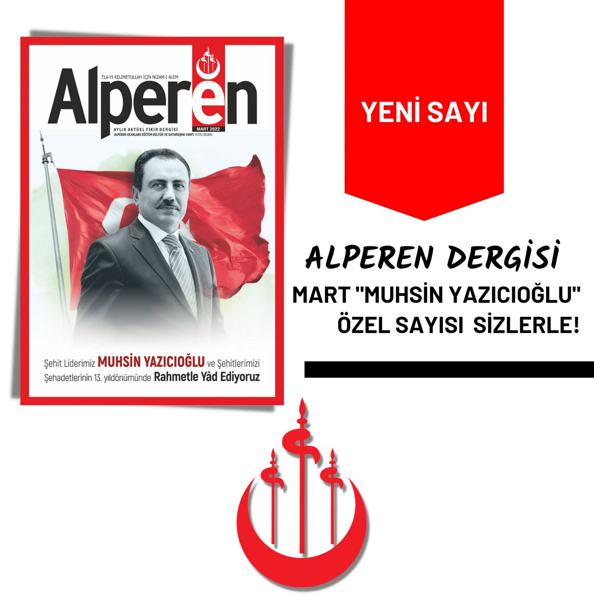alperendergi's tweet photo. Alperen Dergisi Mart “Muhsin Yazıcıoğlu” özel sayısı ile sizlerle...

Dergimizi temin isteyenler için;

İletişim: 0545 382 33 70

#AlperenDergisi #MuhsinYazıcıoğlu https://t.co/gr0Wy4Q91k