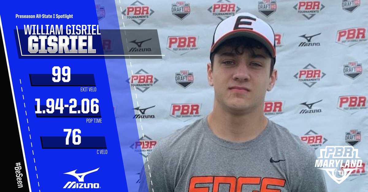 Prep Baseball Maryland (@prepbaseballmd) on Twitter photo π₯ Preseason All-State I Spotlight
π '23 C/3B William Gisriel <a href="/WillGisriel54/">Will Gisriel</a> (<a href="/SJSathletics/">Saint James Sports</a>)
A standout at our #MDPASI showing present strength in the box and stout defensive skills behind the plate.
Profile: zcu.io/67zp
Stat Release: zcu.io/4MBp π₯ Preseason All-State I Spotlight
π '23 C/3B William Gisriel <a href="/WillGisriel54/">Will Gisriel</a> (<a href="/SJSathletics/">Saint James Sports</a>)
A standout at our #MDPASI showing present strength in the box and stout defensive skills behind the plate.
Profile: zcu.io/67zp
Stat Release: zcu.io/4MBp