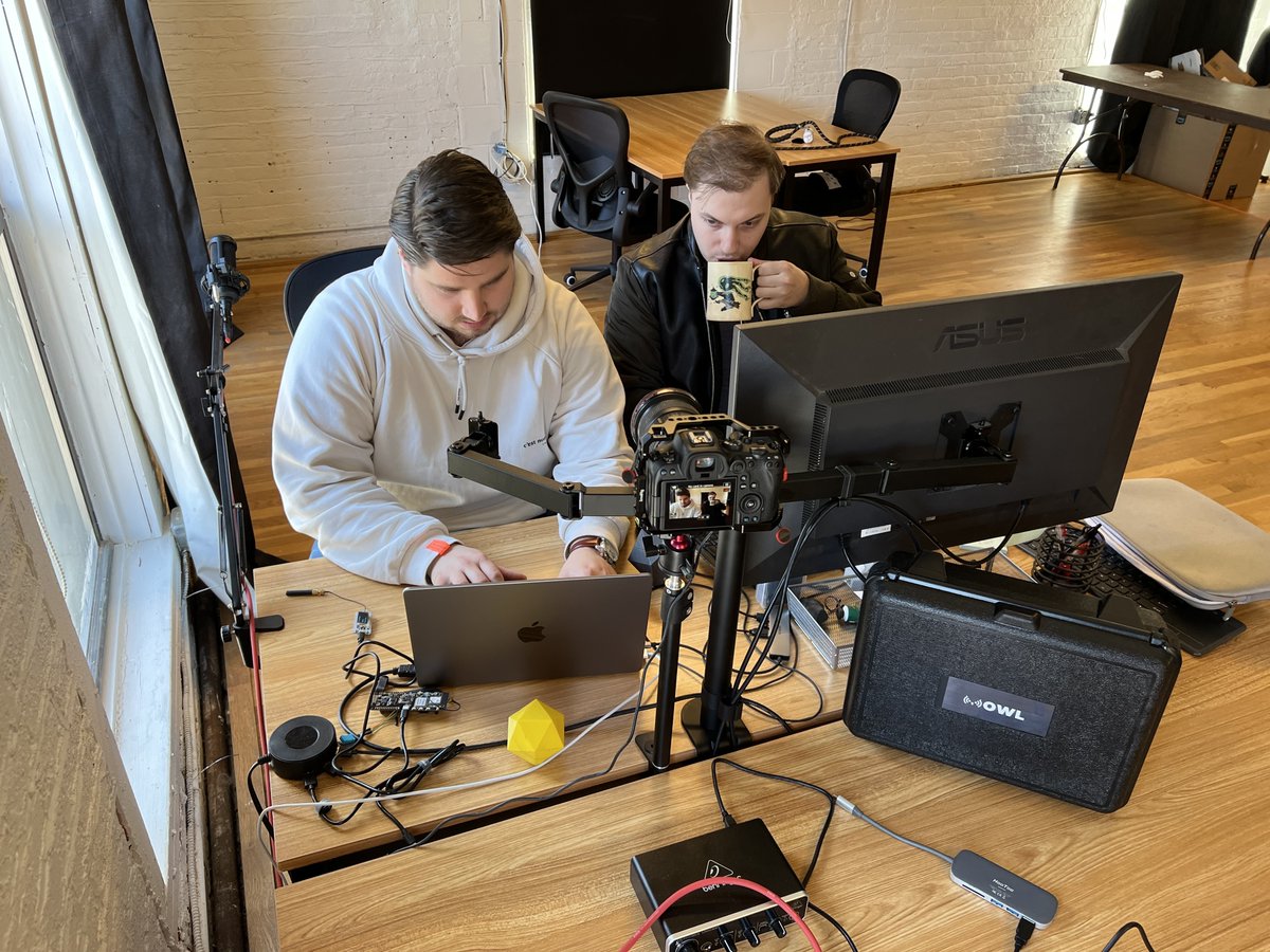 OWLIntegrations's tweet image. t-25 minutes where @nickfeuer and @timowielink will be live streaming who Owl Integrations is and what is the #ClusterDuckProtocol.  
@Cluster_Duck_ #livestream #cdp #lora #iot #owl #integrations