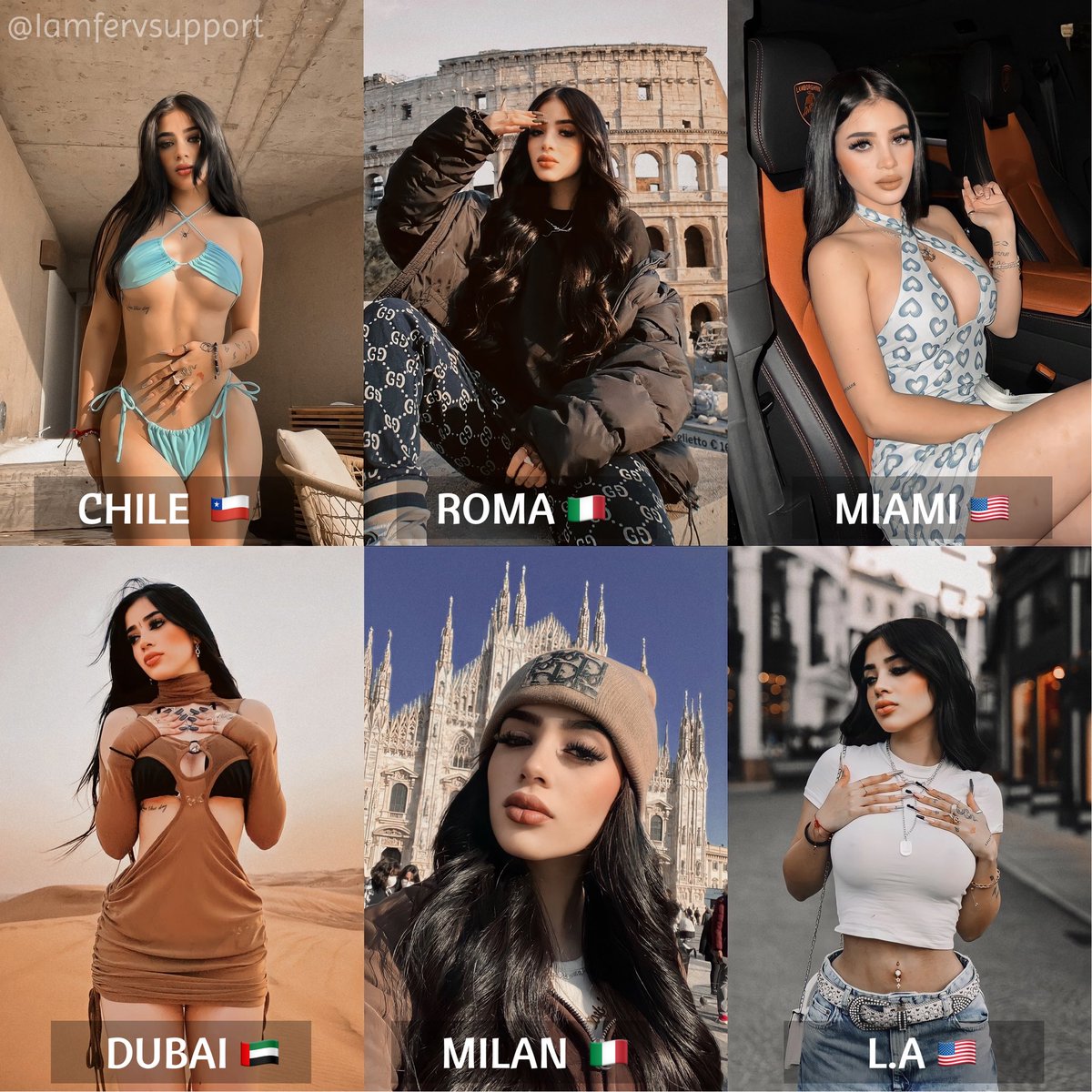 KatteyesSupport's tweet photo. ¡Hola Ferevers!
Traemos nuevo contenido para nuestra sección #DatosIamferv 🦋
Aquí dejamos algunas fotografías que se ha tomado @iamfervalentina en los viajes que ha realizado este año ✈️
Rt si estás orgullosa de ella🥰 https://t.co/NtlEMMDVp3