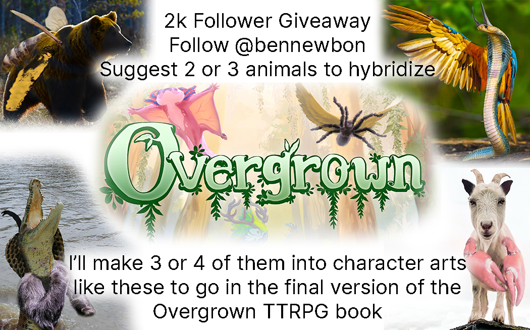 Overgrown Twitter giveaway