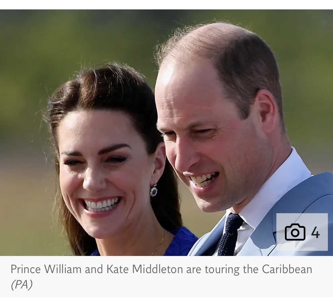 SholaMos1's tweet photo. Damn! Jamaica not mincing words

“We see no reason to celebrate 70 years of the ascension of your grandmother to the British throne because her leadership, and that of her predecessors, has perpetuated the greatest human rights tragedy in history of humankind”
#RoyalTourCaribbean https://t.co/JoeNESLy55