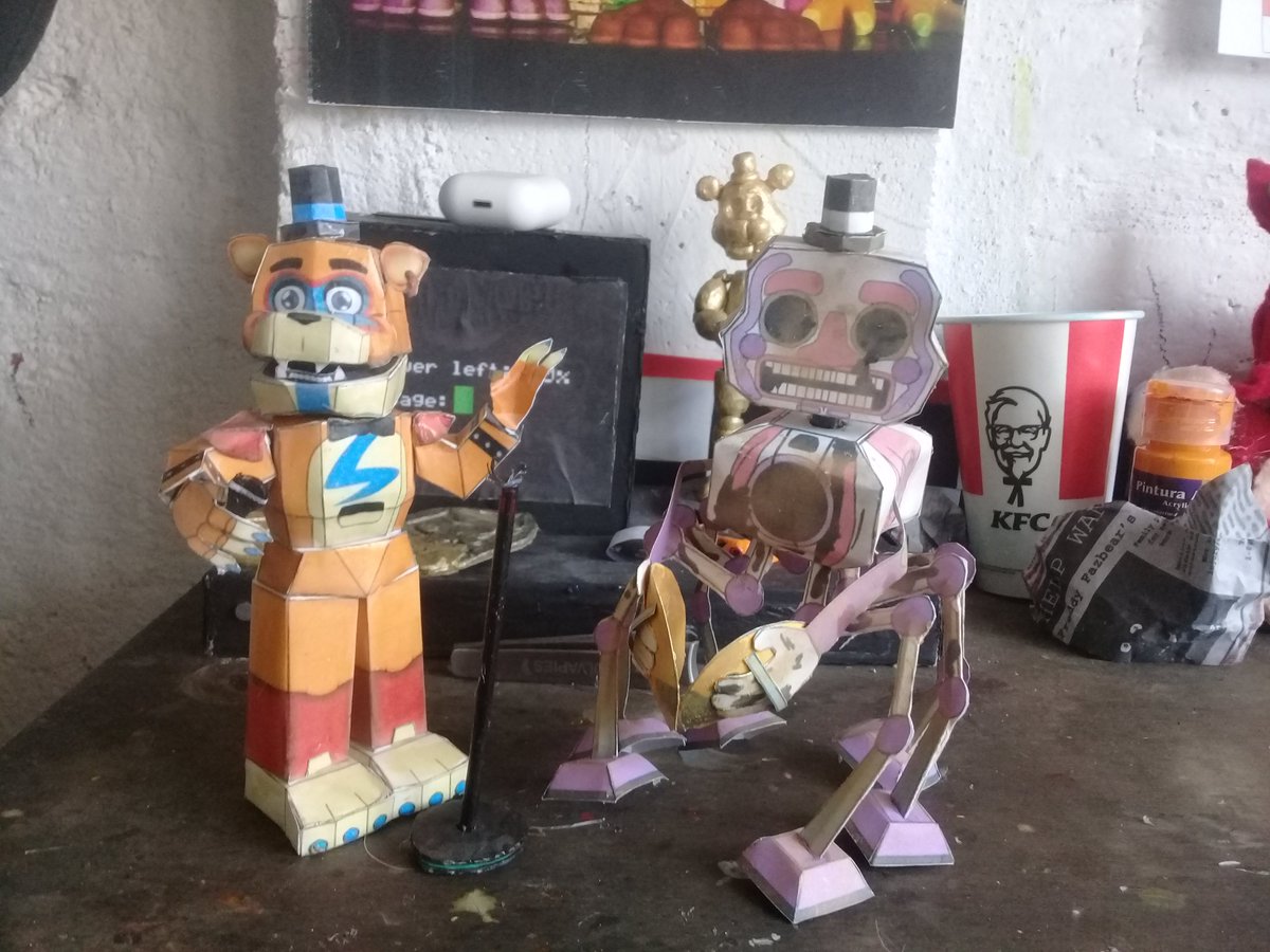 Papercraft fnaf security breach