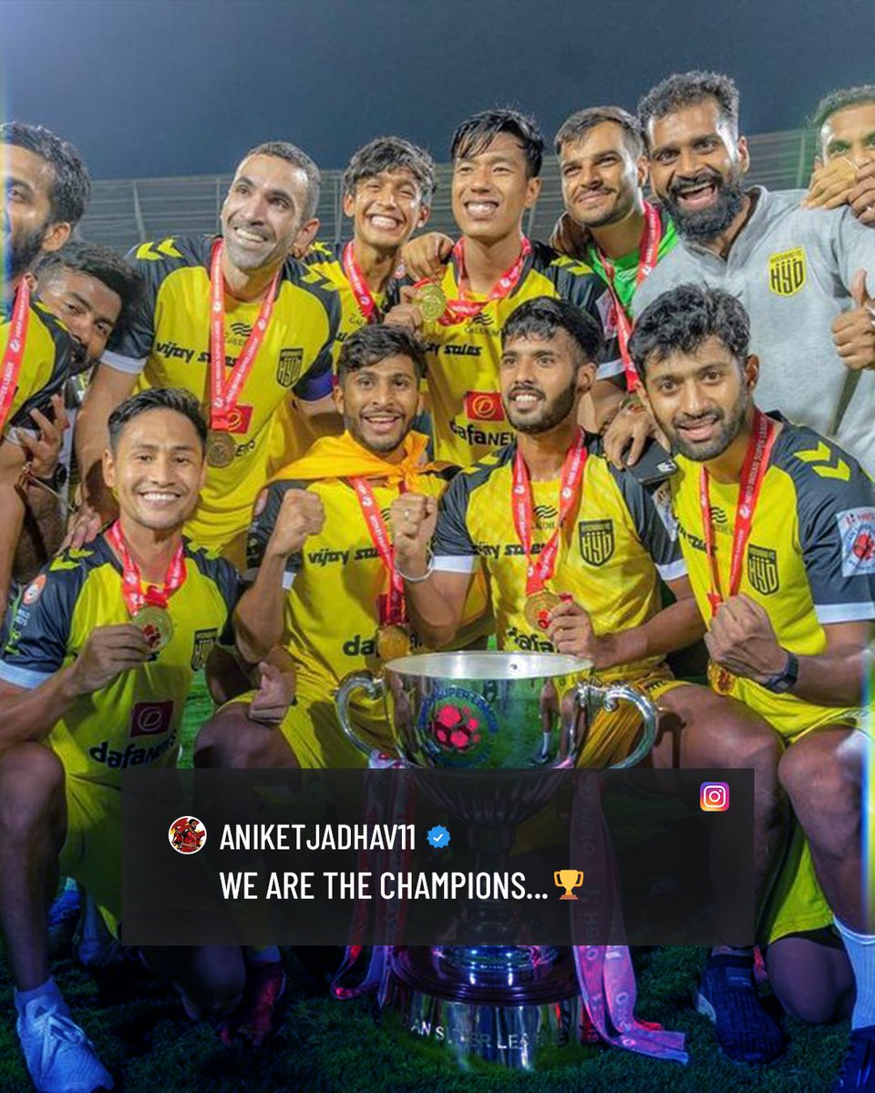 IndSuperLeague's tweet photo. (3/3) They'll surely remember the night for life! 🤩
#HFCKBFC #HeroISL #HeroISLFinal #FinalForTheFans #LetsFootball #HyderabadFC | @HydFCOfficial https://t.co/A1zRMb8ZZD