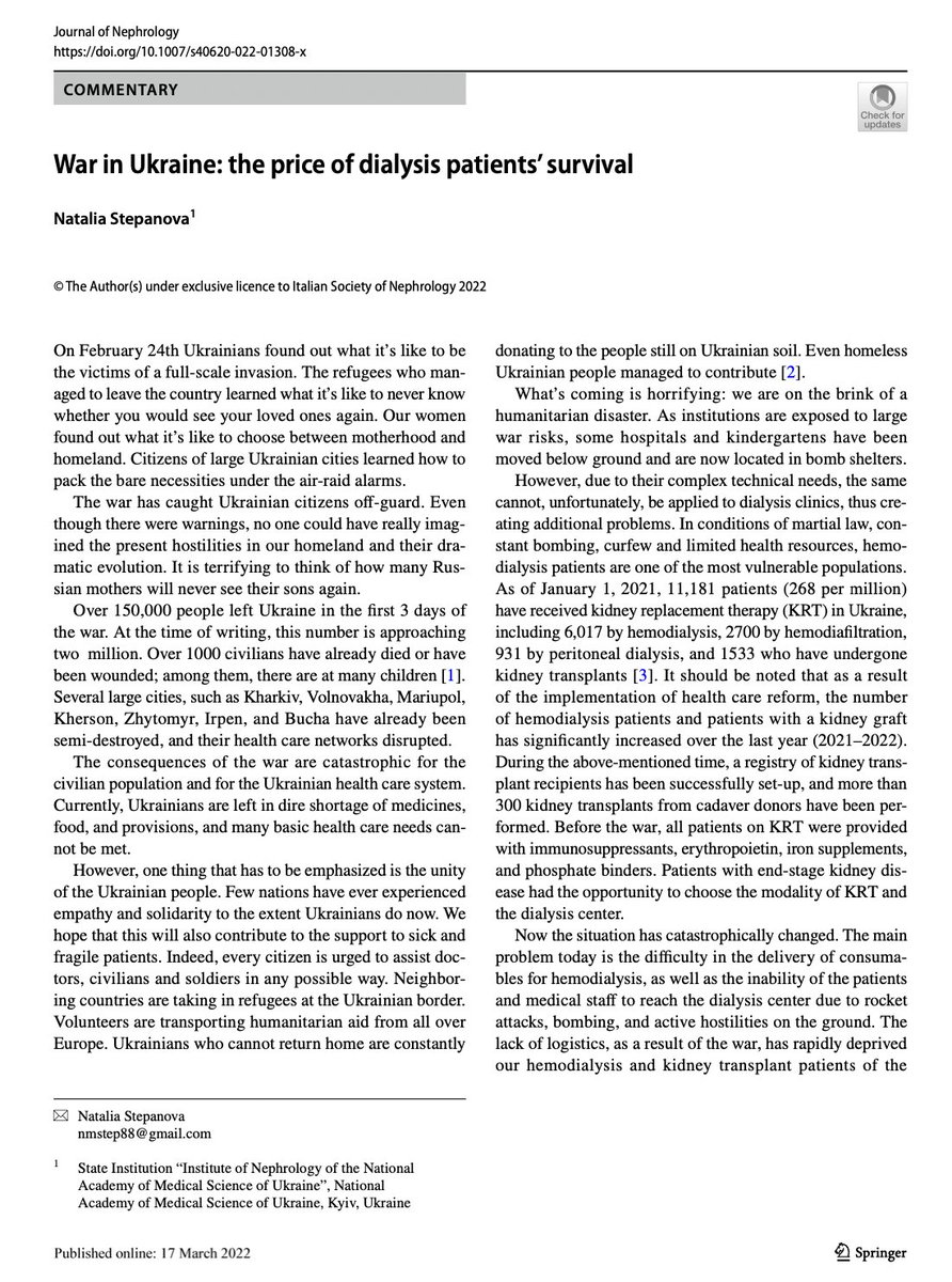 Journal of Nephrology tweet media