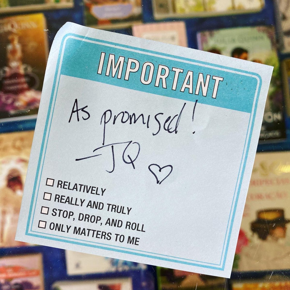 askbcls's tweet photo. We’re thrilled to announce the addition of 40+ novels to our collection of foreign language materials. This generous donation from author Julia Quinn includes historical romance from her #Bridgerton series alongside a few more! 📚 Merci Julia! #BCLSreads #exploreBCLS https://t.co/7o7x430A4C