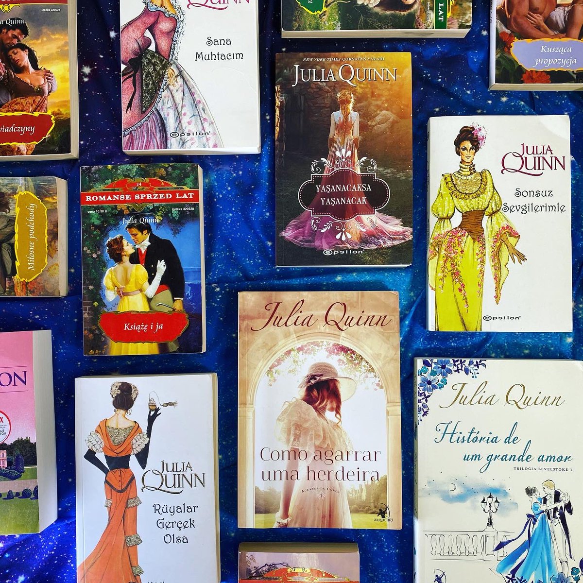 askbcls's tweet photo. We’re thrilled to announce the addition of 40+ novels to our collection of foreign language materials. This generous donation from author Julia Quinn includes historical romance from her #Bridgerton series alongside a few more! 📚 Merci Julia! #BCLSreads #exploreBCLS https://t.co/7o7x430A4C