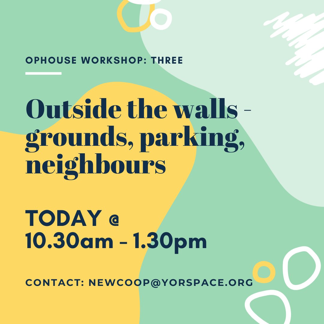 *TODAY*

📢  People of Burton Green! Join us TODAY at our Design Workshop #3 - Everything Outside - at Morrell House

We want to meet you and hear your ideas! 💬

Come down to chat about what we should do with Morrell House

#cooperative #york #cooperativehousing

cc <a href="/Yorspace/">YorSpace</a>