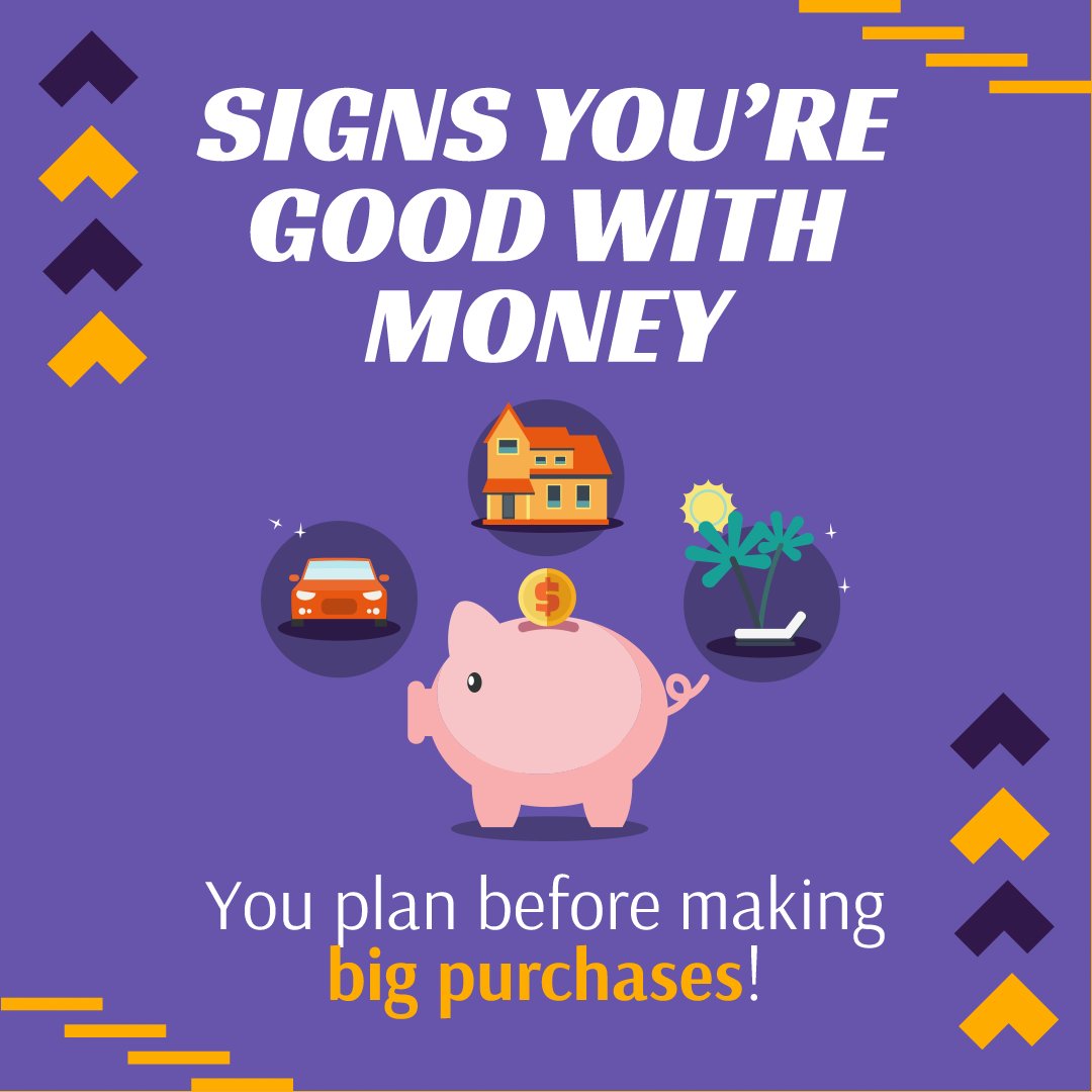 MyControlCard's tweet image. How do you know if you need to improve your spending habits? Check out these 3 key indications that you’re good at managing your money – if any of them seem foreign to you, turn on our post notifications so you never miss a financial tip 😉 #MoneyManagement #FinancialEducation