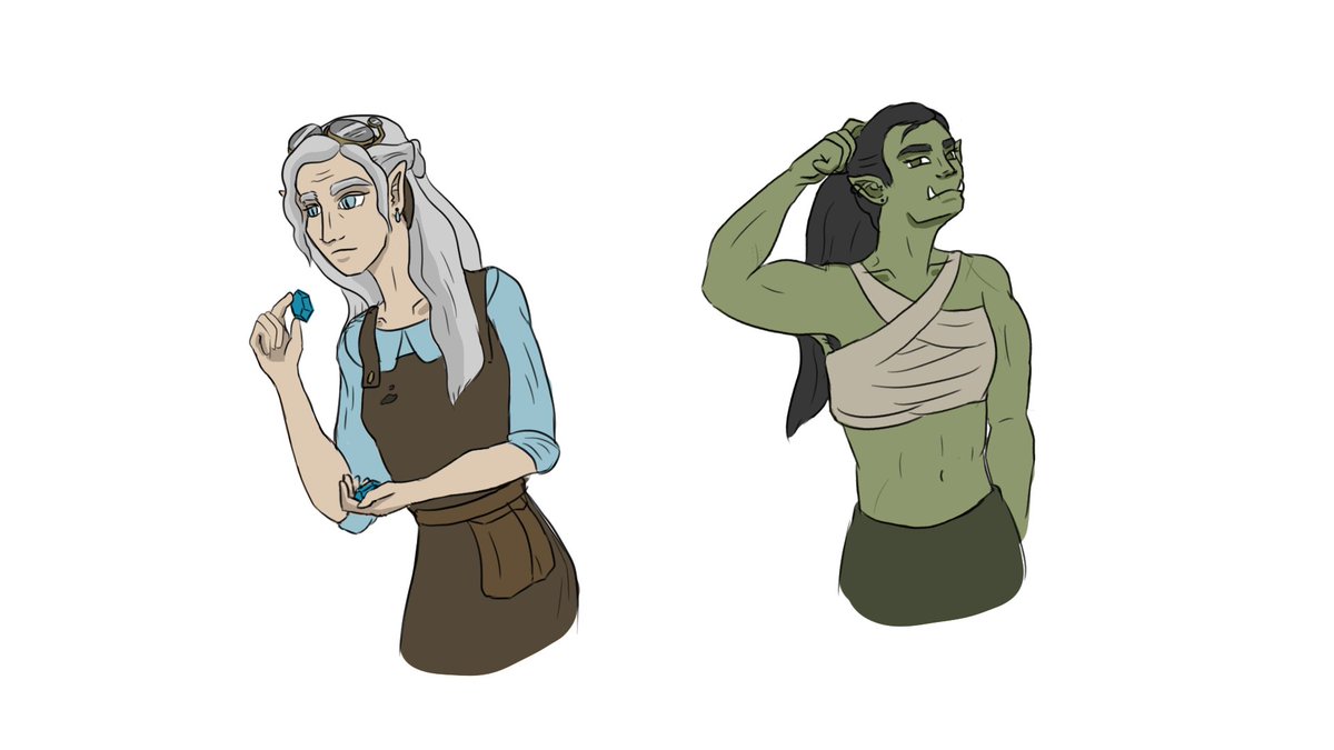 modroncollider's tweet photo. Recent set of NPC doodles on a gloomy Monday.
#dnd5e #dndartist https://t.co/snAKwawtOv