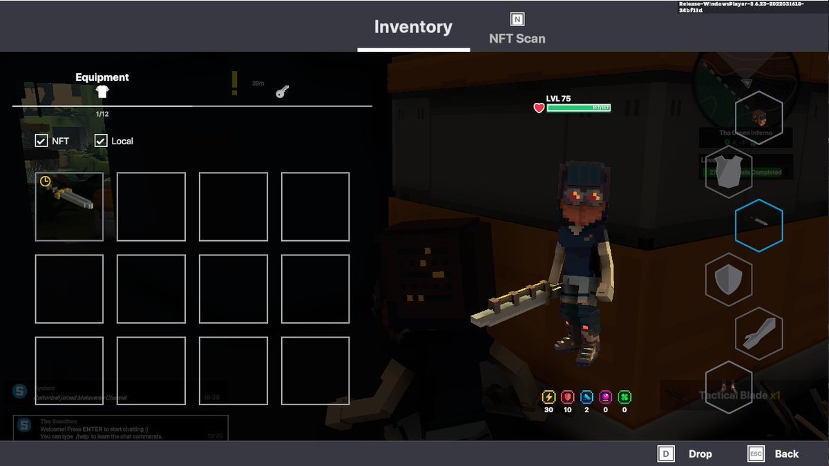 Deloresers's tweet photo. @TheSandboxGame I just participated in the daily #SandboxAlphaS2Contest for a chance to earn up to 1,000 $SAND! Starting March 19 - Gather the equipment. Check out my screenshot below!
👇 #SandboxAlphaS2 https://t.co/vHMuAbTijd