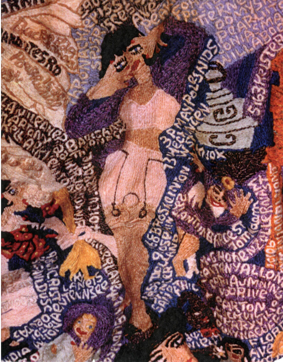 IsabellaRosner's tweet photo. Thinking about Myrllen’s Coat (@tnstatemuseum), made by a psychiatric hospital patient c. 1948-55. She saved threads, lint, and fabric scraps and from them sewed garments. Most of her works have been lost, as have her medical records. We know her only her by pseudonym, "Myrllen" https://t.co/4EdtPpxeC1