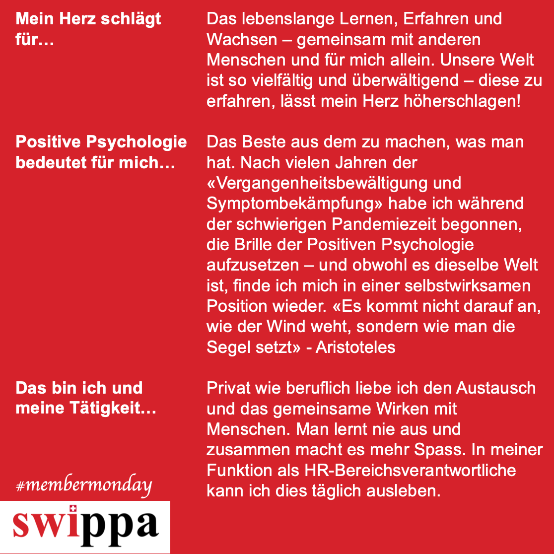 swippaCH's tweet photo. SWIPPA #membermonday - heute mit Jennifer Hefti 😃🤩☀
#swippa #membermonday #positivepsychologie https://t.co/kCSoA035lJ