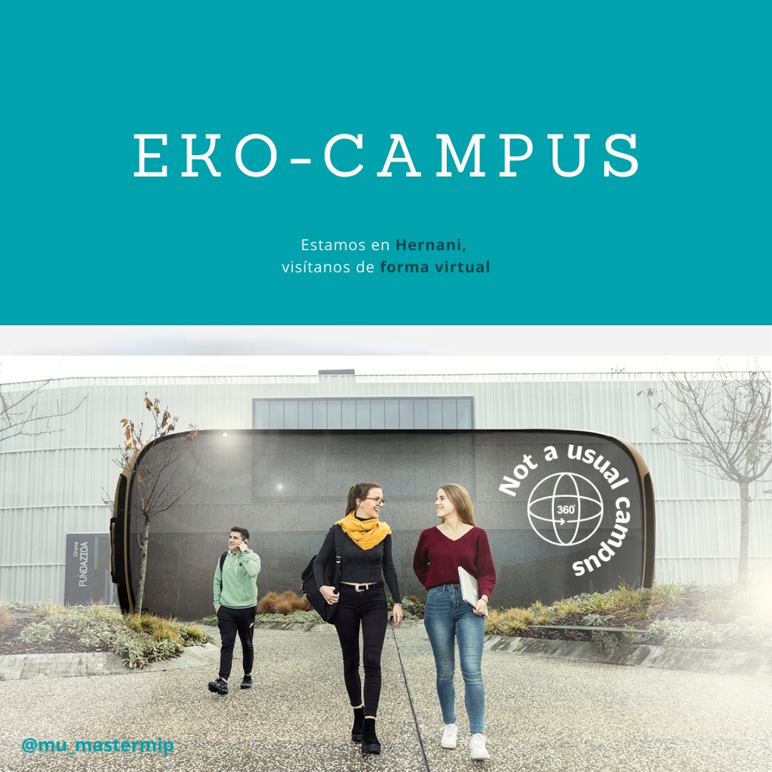 MU_masterMIP's tweet image. ¡Visita nuestro EKO-Campus de Galarreta de forma virtual!

📲 ow.ly/a1Ng50IiIgT

💫💫#learningfromreality #learningfromfuture 💫💫

#munibertsitatea
@MUnibertsitatea @MU_gep 
4 h