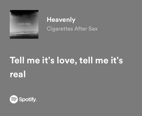 cigarettes after sex — heavenly // tradução 