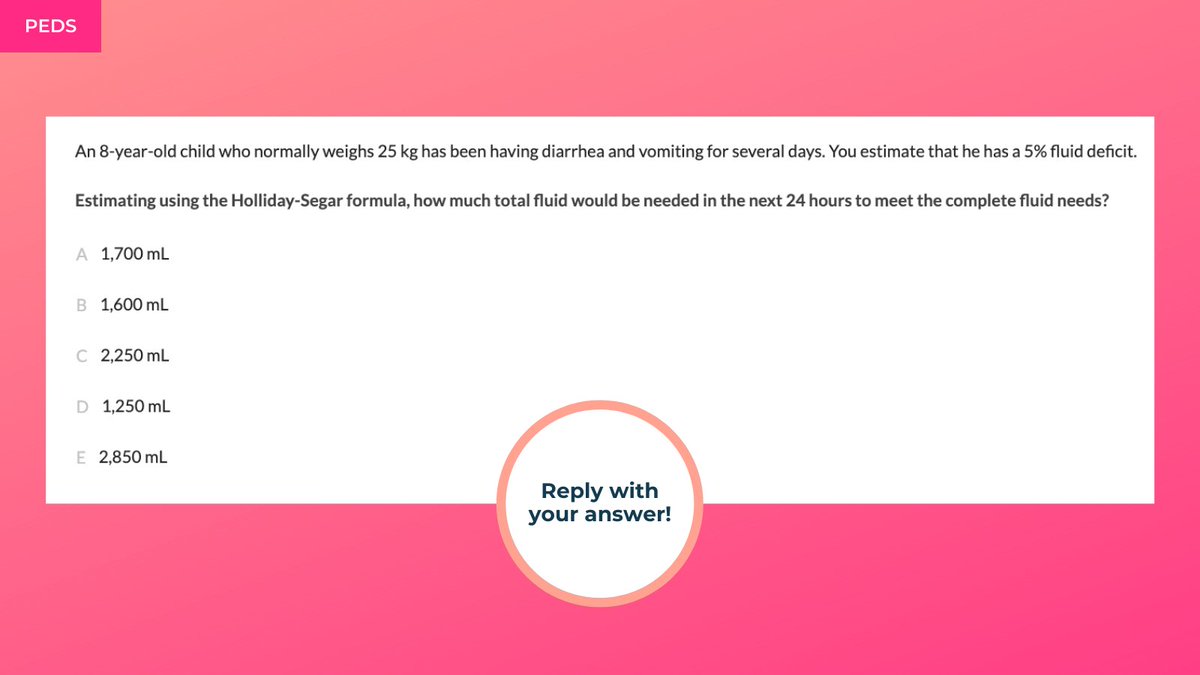 MedStudy's tweet photo. It's #NationalNutritionMonth! Review your knowledge with this question from the nutrition section of our #PediatricQuestions. Reply with your answer and we'll let you know if you're right! https://t.co/84hhn5Njlb https://t.co/ltiaa5J4HZ
