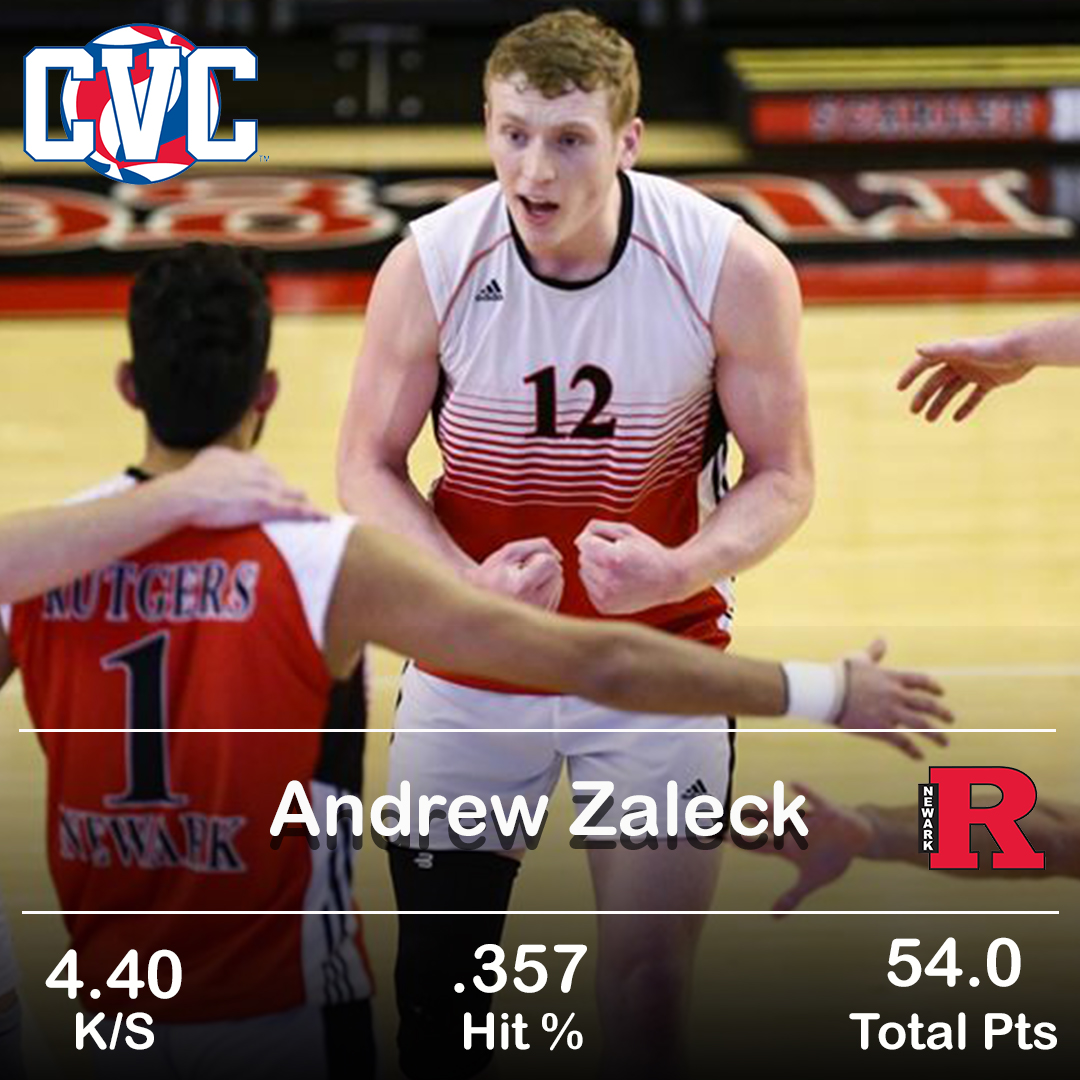 SIDCVC's tweet photo. Seems to be a trend lately, @ScarletRaiders Andrew Zaleck takes his 3rd straight Player of the Week #GOCVC #d3vb 

Story - https://t.co/fggkJsAmmt https://t.co/H7ubHu3Yyr