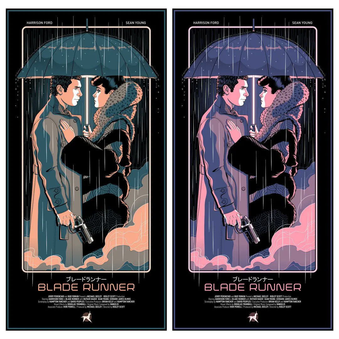 Screen printed alt movie poster of Blade Runner (Regular, lmtd ed of 100) for "Welcome To The Machine", a Cyberpunk and Tech Noir Art Show, now available at <a href="/HeroComplexArt/">Hero Complex Galaxy</a>
-
#alternativemovieposter #illustration #art #deckard #harrisonford #bladerunner #cyberpunk #technoir