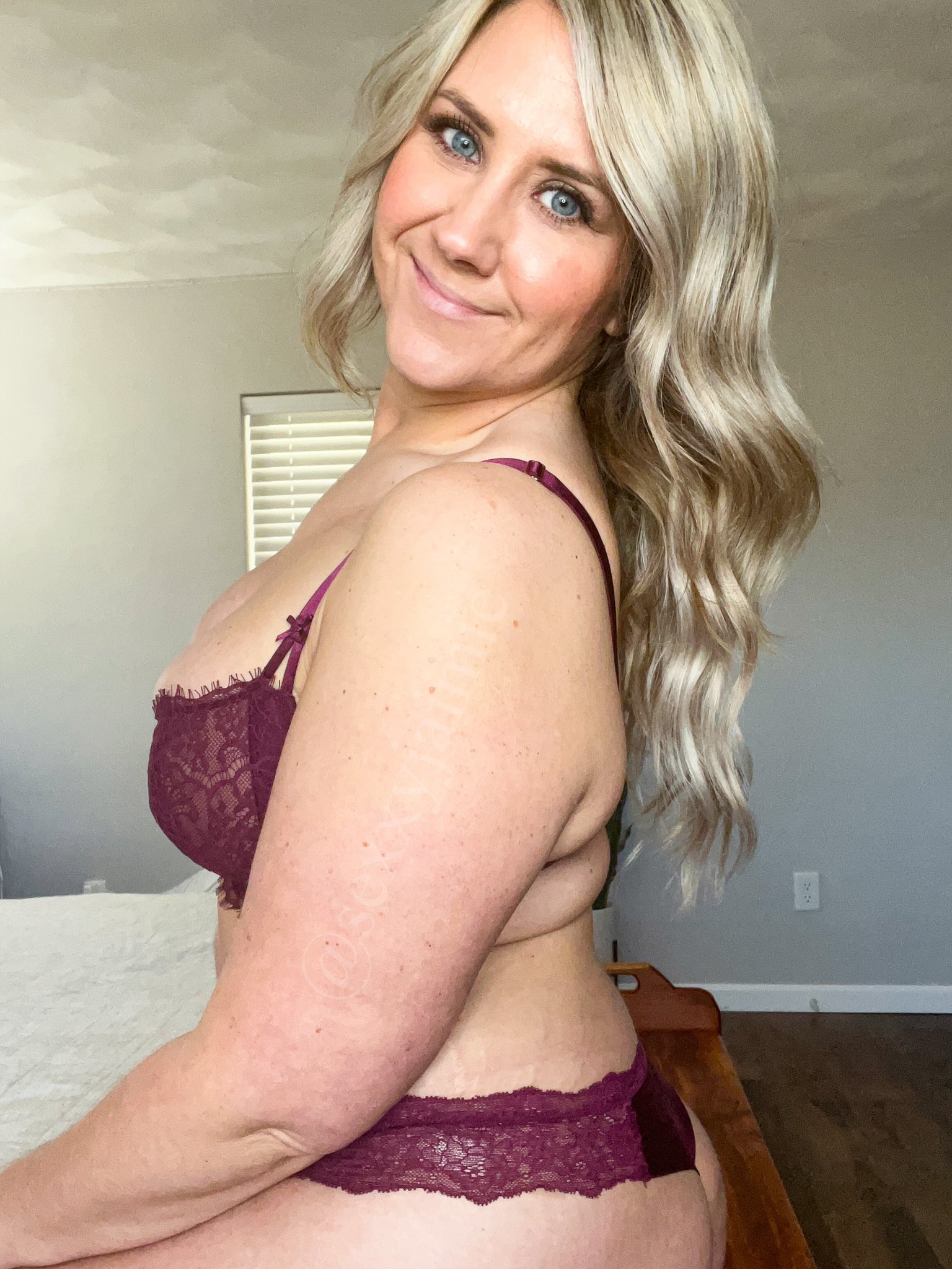 Jaimie poses seductively