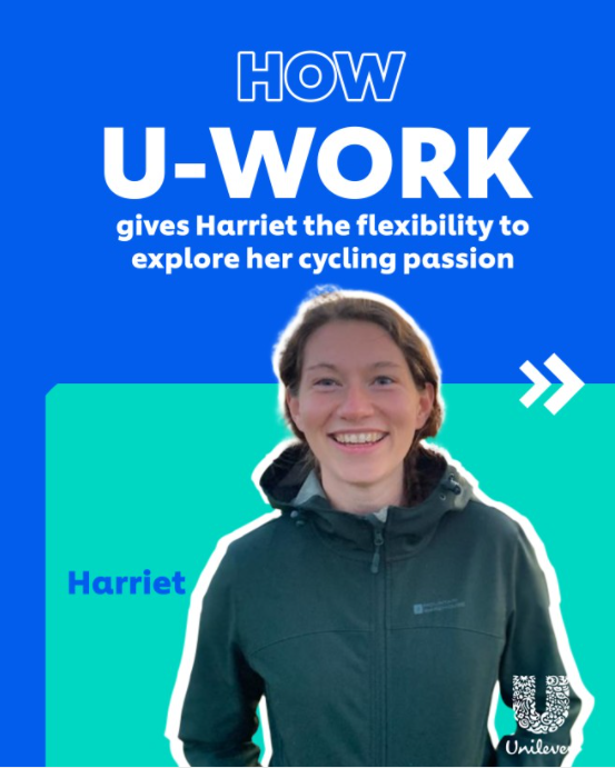 At Unilever, we are pioneering the Future of Work.  

Learn how U-Work has given Harriet the flexibility to explore her cycling passion. 

Learn more about how we’re shaping new flexible ways of working: unilever.com/planet-and-soc… 

#FutureofUnilever #UniquelyUnilever #UnileverUKI