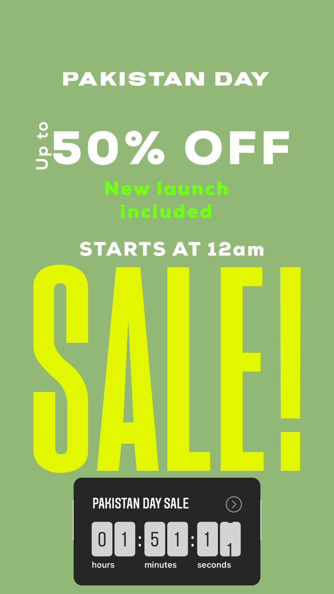 masarratmakeup's tweet photo. Happy Pakistan day!!! Sale starts at 12am!! https://t.co/GDQLVoK2Jp