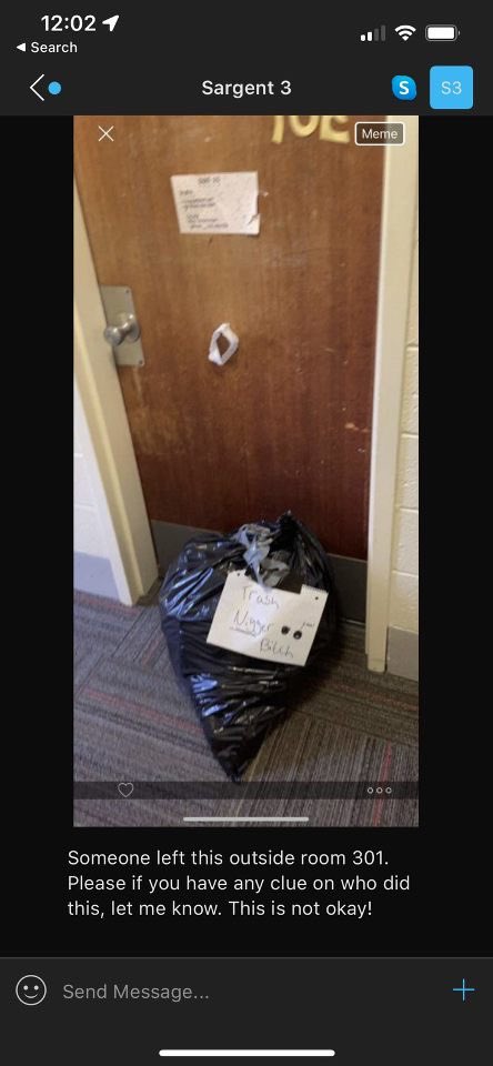 _eciruam's tweet photo. It is distasteful and embarrassing that even in 2022 we have simple minded people that do ignorant things like this. Things like this constantly go unnoticed/ unresolved but we want action and answers @OhioBobcats @ohiou https://t.co/yQTFiMck2h