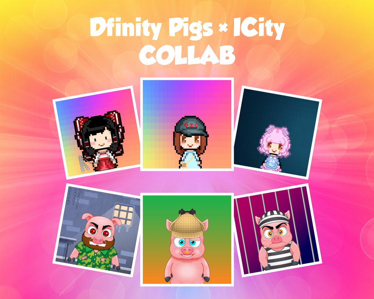dfinity_pigs's tweet photo. Oik oik @DfinityCity has a very special giveaway for you!
20 @DfinityCity  NFT for the Pig Army!

All you have to do:
1⃣ Fallow @DfinityCity and @dfinity_pigs 
2⃣ RT &amp; join Discord
3⃣ Tag 3 friends

Ends in 48 hrs!

#ICP #Dfinity #NFTs https://t.co/LiYvEZf1pf