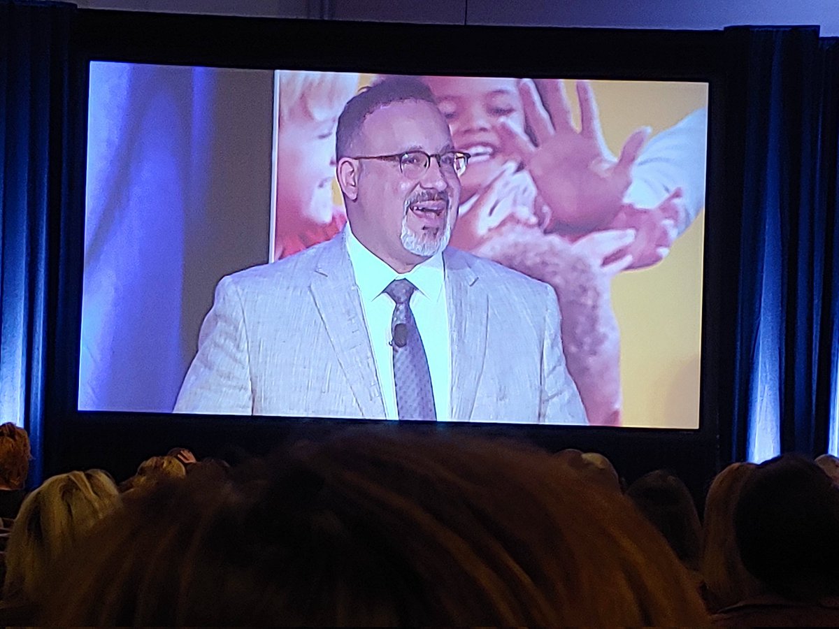 11TXLessonStudy's tweet image. U.S. Secretary of Education Dr. Miguel Cardona speaking at the @ASCD conference.