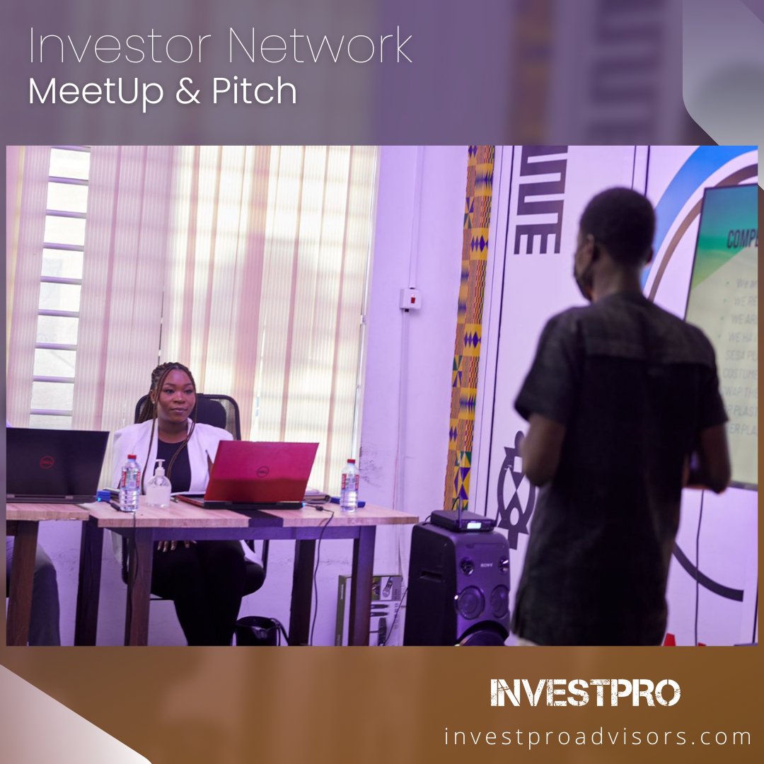 Investpro_gh's tweet photo. Earlier this month we had the opportunity of talking to a group of remarkable individuals who have started on their entrepreneural journey.
The business owners had the opportunity of pitching their businesses to enable us help them find their blind spots. https://t.co/sWLjGEjE4d