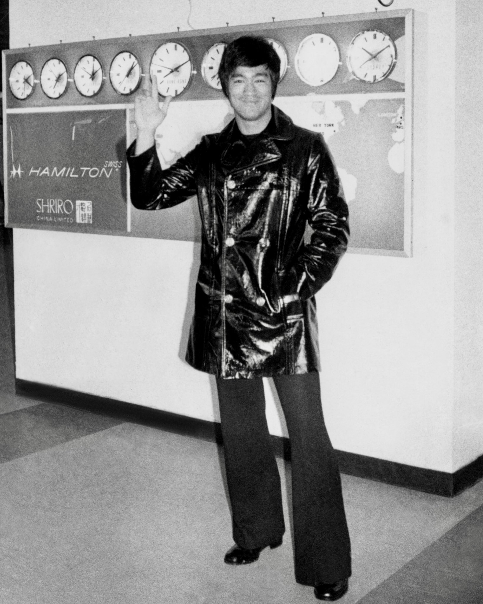 Bruce lee top leather jacket