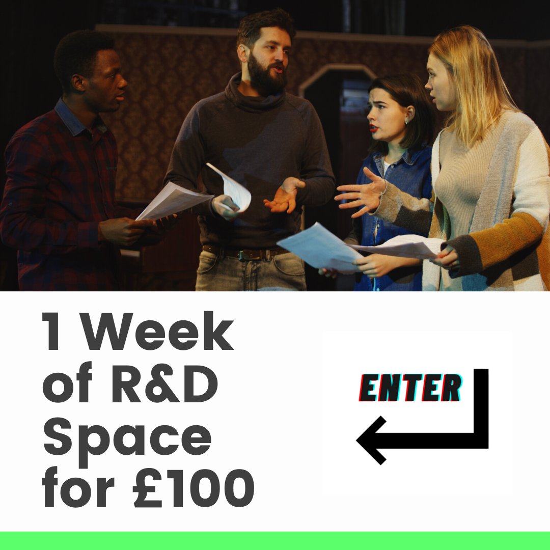 Enter_theVenue's tweet image. After a tough couple of years we at ENTER want to get things going again.

Through April we are dedicating two spaces a week solely to Artists who want to R&amp;amp;D new work.
