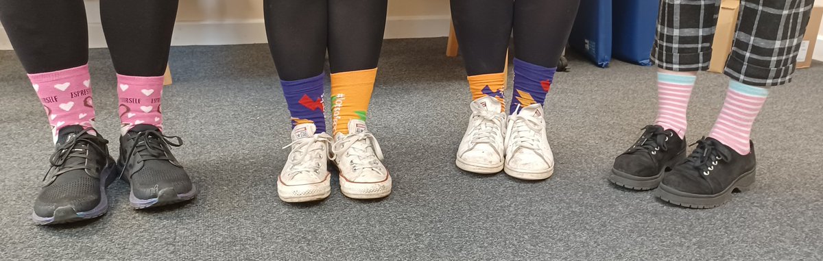 Limpsfield_Inf's tweet photo. Today at school we celebrated World Down Syndrome Day #LotsOfSocks4DSI https://t.co/mME1WnyN0a