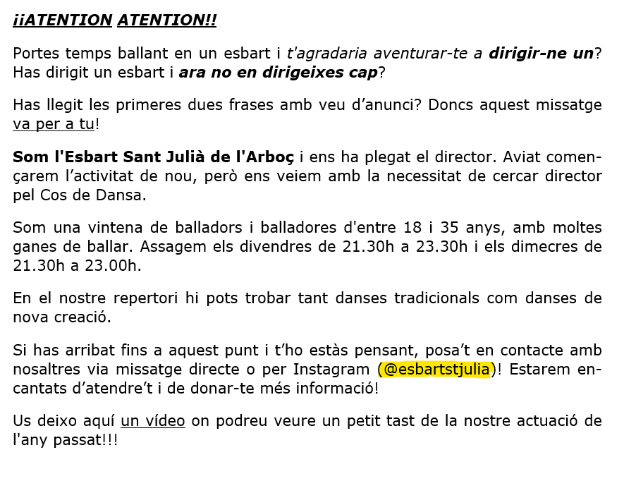 esbartstjulia's tweet photo. No tinguis por i pronuncia't! :D https://t.co/TQPBckLTa8 https://t.co/HrUiPhHAuO