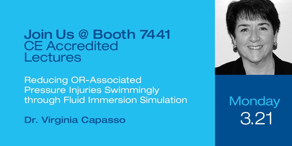 Be sure to attend Dr. Virginia Capasso’s presentation on: Reducing OR-Associated Pressure Injuries Swimmingly through Fluid Immersion Simulation in the exhibit hall - today at #AORN2022 and earn CE credit! #pressuremanagement #pressureinjuryabatement #myMizuhoOSI <a href="/aorn/">AORN</a>