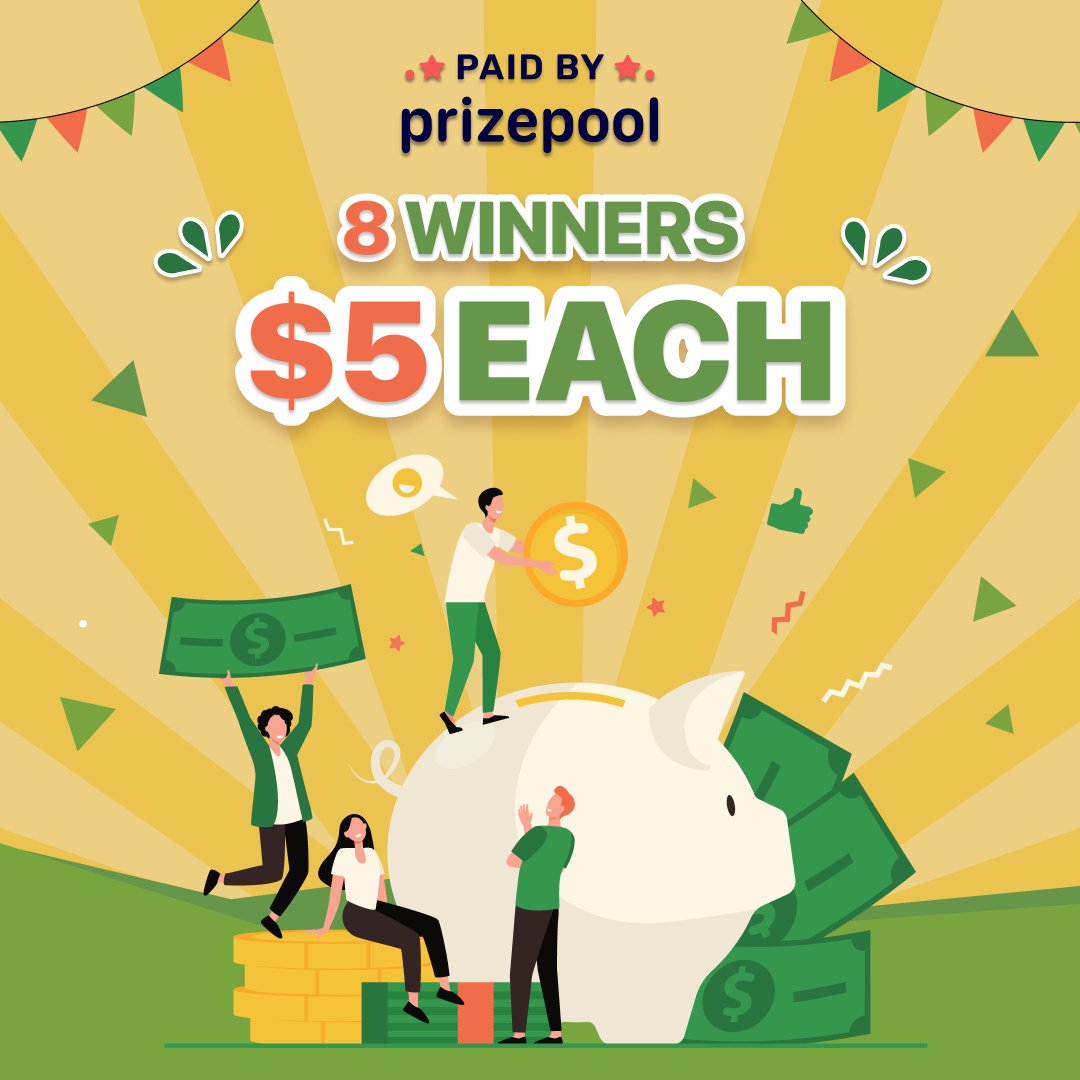 prizepool's tweet image. we wanna hear you brag about yourselves! enter today's contest for a chance to get #PaidByPrizePool 8 lucky winners will win $5 each 💰 🤗 💁‍♀️