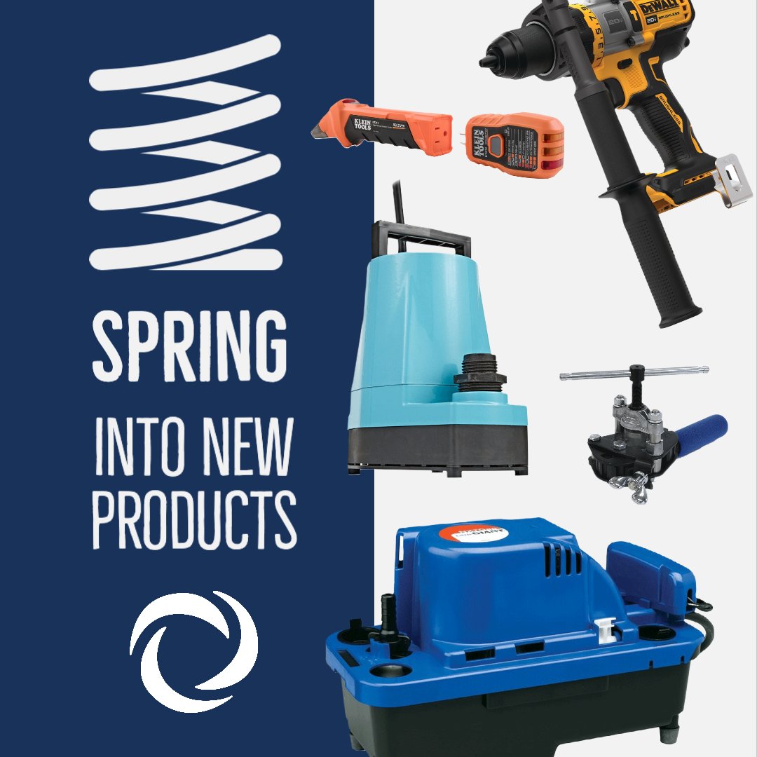 JacksonSystems's tweet photo. We made it to SPRING! 🌷☂️☀️

Check out a wide range of new products from Little Giant pumps to an entire line from Klein Tools.

https://t.co/SfQim4SQgq https://t.co/1GQ7Aq3sQM