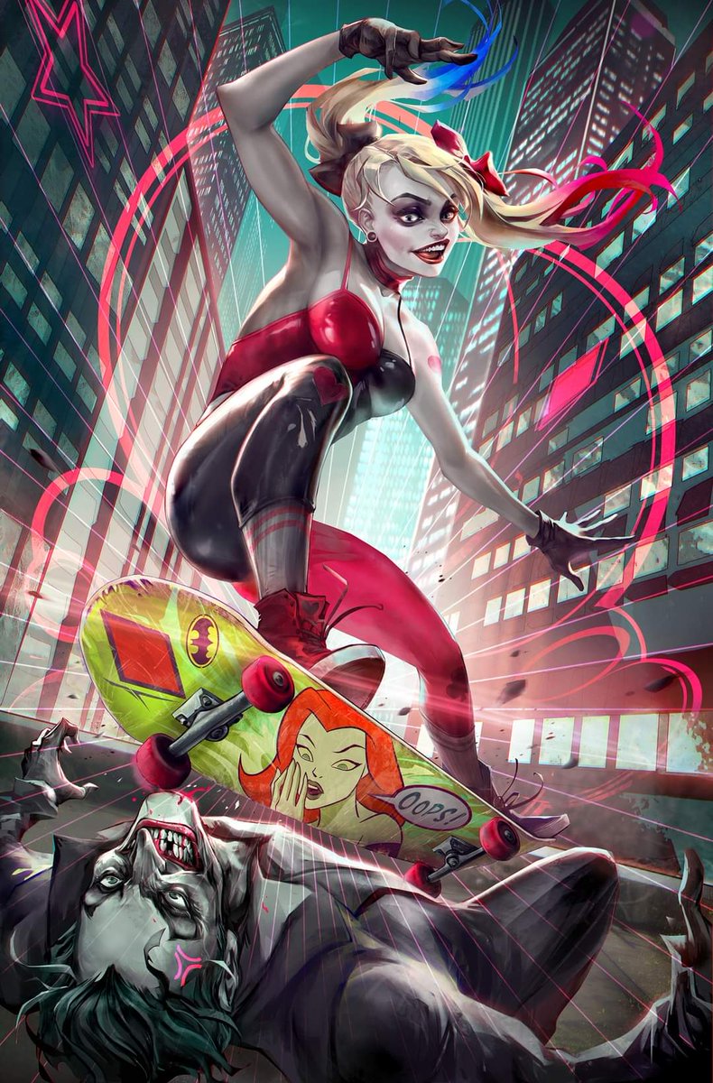 Ivantao_art's tweet photo. GUYS!
HUGE THANKS TO @DC and my super dope editor Ben Abernathy! I can finally draw my fav Harley with my Fav skateboard on new Harley Quinn #16!
 It will be a 1:25 variant cover 

instagram @_ivantao_
https://t.co/W5rintsCJ9 

#harleyquinn
#dccomics
#joker
#poisonlvy
#skateboard https://t.co/gya1BUoAph
